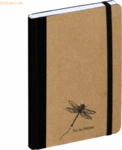 Pagna Notizbuch A6 Pur 96 Blatt kariert natur