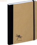 Pagna Notizbuch A5 Pur 96 Blatt kariert natur