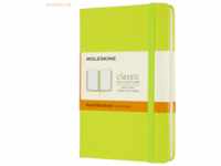 Moleskine Notizbuch Pocket A6 liniert Hardcover 96 Blatt limettengrün