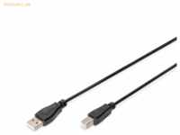 Assmann DIGITUS 10er USB 2.0 Anschlusskabel, Typ A - B St/St, 1,8 m