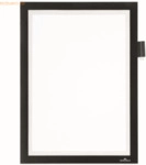 Durable Magnetschildrahmen Duraframe Note A4 selbstklebend schwarz