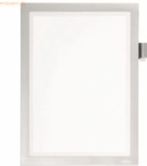 Durable Magnetschildrahmen Duraframe Note A4 selbstklebend silber