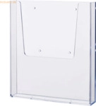 2 x Helit Wandprospekthalter 1x A4 225x282x366mm glasklar