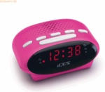 Lenco LENCO ICR-210 FM-Uhrenradio & Radiowecker, pink