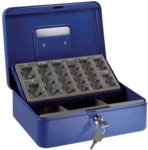 Alco Geldz&auml;hlkassette Euro BxTxH 250x180x90mm blau