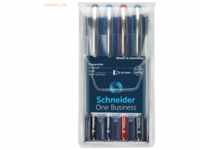 Schneider Tintenroller One Business Ultra-Smooth-Spitze 0,6 mm sortier