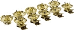 Riffelmacher Weihnachtsschmuck Christbaumkerzenhalter - &Oslash; 15 mm gold 1