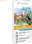 Tombow Dual-Fasermaler ABT mit Rundspitze/Pinselspitze Wasserbasis Pri