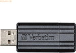 Verbatim USB-Stick Pinstripe USB 2.0 8GB schwarz