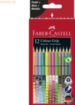 Faber Castell Buntstifte Colour Grip Sonderfarbset sortiert VE=12 St&uuml;c
