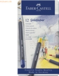 Faber Castell Farbstift Goldfaber permanent sortiert VE=12 St&uuml;ck Etui