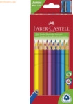 Faber Castell Buntstift Trangular Jumbo sortiert VE=20 St&uuml;ck Kartonetu