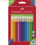 Faber Castell Buntstift Trangular Jumbo sortiert VE=30 St&uuml;ck Kartonetu