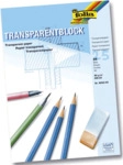 Folia Transparentpapier - 80g A3 Block 25 Blatt.