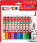 MARABU Porcelain & Glas Painter KIDS - 1 - 3 mm 10 Farben sortiert.