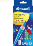 Pelikan Buntstifte Silverino dreieckig d&uuml;nn 3mm VE=12 Farben Schachtel