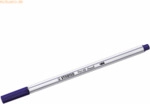 10 x Stabilo Premium-Filzstift mit Pinselspitze Pen 68 brush preu&szlig;isch