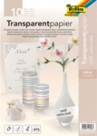 Folia Transparentpapier - A4 115 g/qm wei&szlig; 10 Blatt.