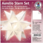 Ludwig B&auml;hr Faltbl&auml;tter Aurelio Stern Transparentpapier 115g/qm 15x15c
