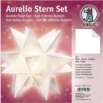 Ludwig B&auml;hr Faltbl&auml;tter Aurelio Stern Transparentpapier 115g/qm 20x20c