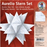 Ludwig B&auml;hr Faltbl&auml;tter Aurelio Stern Schnee 115g/qm 14,8x14,8cm