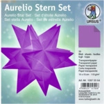 Ludwig B&auml;hr Faltbl&auml;tter Aurelio Stern Transparentpapier 115g/qm 15x15c