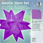 Ludwig B&auml;hr Faltbl&auml;tter Aurelio Stern Transparentpapier 115g/qm 30x30c