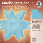 Ludwig B&auml;hr Faltbl&auml;tter Aurelio Stern Transparentpapier 115g/qm 30x30c