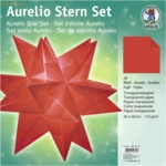 Ludwig B&auml;hr Faltbl&auml;tter Aurelio Stern Transparentpapier 115g/qm 30x30c