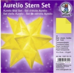 Ludwig B&auml;hr Faltbl&auml;tter Aurelio Stern Transparentpapier 115g/qm 15x15c