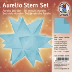 Ludwig B&auml;hr Faltbl&auml;tter Aurelio Stern Transparentpapier 115g/qm 15x15c