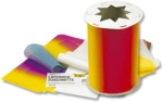 Folia Laternenzuschnitt - 22 x 51 cm 25 Blatt Transparentpapier unbedr