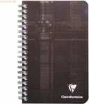 10 x Clairefontaine Spiralheft 11x17cm kariert 90 Blatt farbig sortier