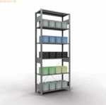 Schulte Regal MULTIplus150 12741 Grund 2.500x1.000x400mm 6 B&ouml;den verzi