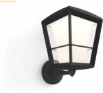 Signify Philips Hue Econic LED Wandleuchte Laterne stehend schwarz