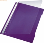 Leitz Sichthefter A4 PVC langes Beschriftungsfenster violett