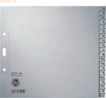 Leitz Register A4 A-Z 100g/qm grau