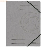 Herlitz Eckspanner Karton A4 dunkelgrau
