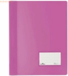 25 x Durable Schnellhefter Duralux A4+ Hartfolie dunkelrosa