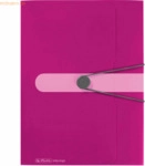 Herlitz Gummizugmappe PP A4 beere opak to go