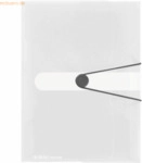 Herlitz Gummizugmappe PP A4 farblos transparent to go