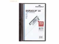 Durable 220001, Durable Klemmmappe Duraclip Original 30 für 30 Blatt A4 schwarz