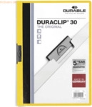 Durable Klemmmappe Duraclip Original 30 bis 30 Blatt A4 gelb