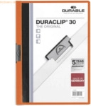 Durable Klemmmappe Duraclip Original 30 bis 30 Blatt A4 orange