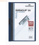 25 x Durable Klemmmappe Duraclip Original 30 bis 30 Blatt A4 nachtblau