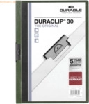 Durable Klemmmappe Duraclip Original 30 bis 30 Blatt A4 dunkelgr&uuml;n