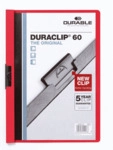 Durable Cliphefter Duraclip Original 60 rot