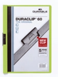 25 x Durable Cliphefter Duraclip Original 60 gr&uuml;n