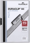 25 x Durable Cliphefter Duraclip Original 60 grau