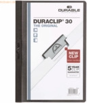 5 x Durable Klemmmappe Duraclip 30 schwarz VE=5 St&uuml;ck